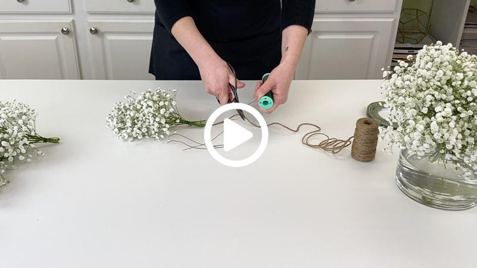 DIY Video: How to Make a Baby's Breath Garland - Blooms By The Box