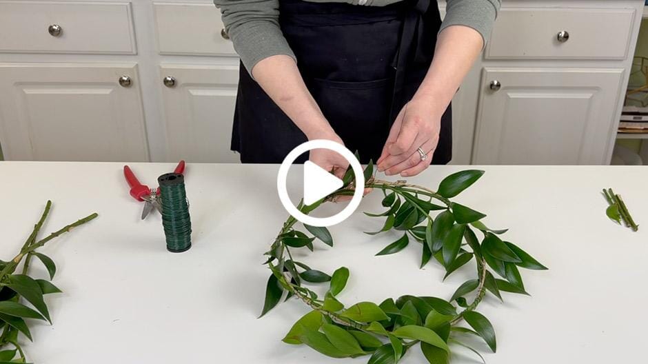 How To Make a Flower Wreath for Wedding Chair 