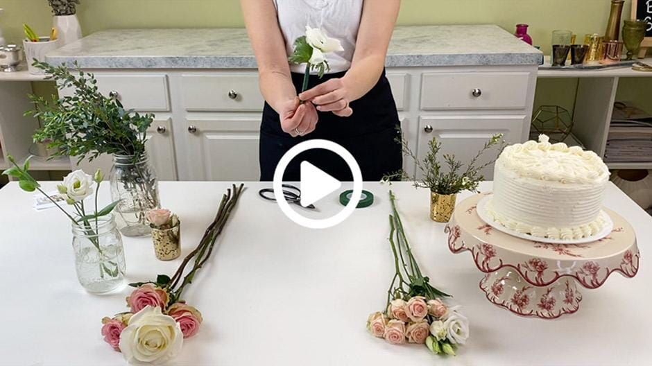 DIY Video: How to Decorate a Cake with Fresh Flowers - Blooms By The Box