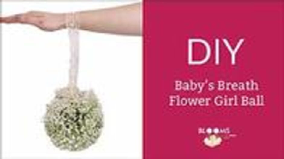 Make a DIY Babys Breath Ball