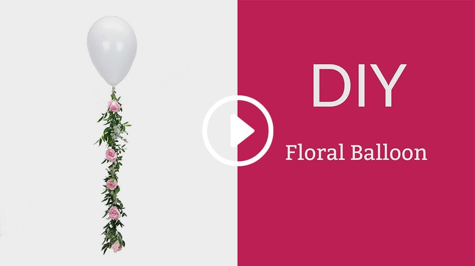 How to Make a DIY Floral Balloon