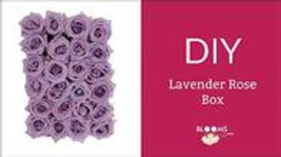 How to Make a Lavender Rose Box