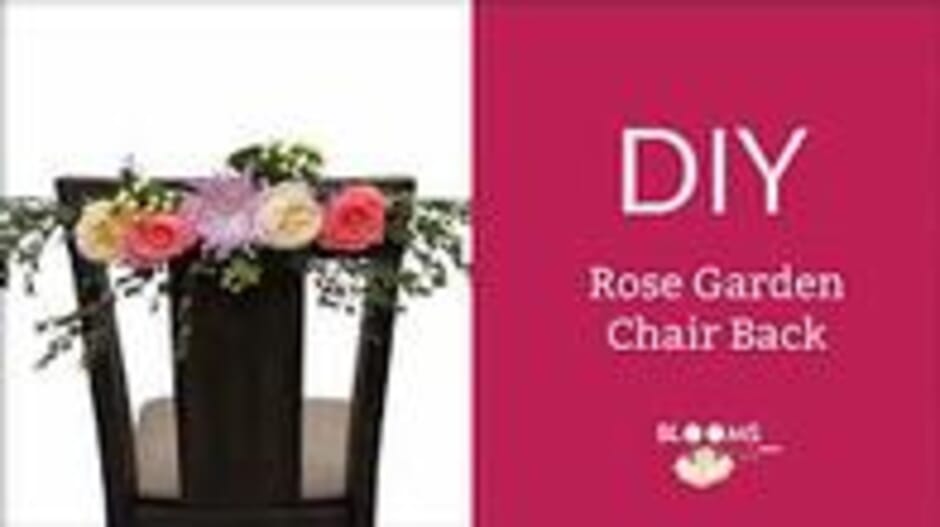Make a DIY Rose Chair Back