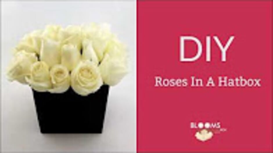 How to Make a Hatbox filled with Roses