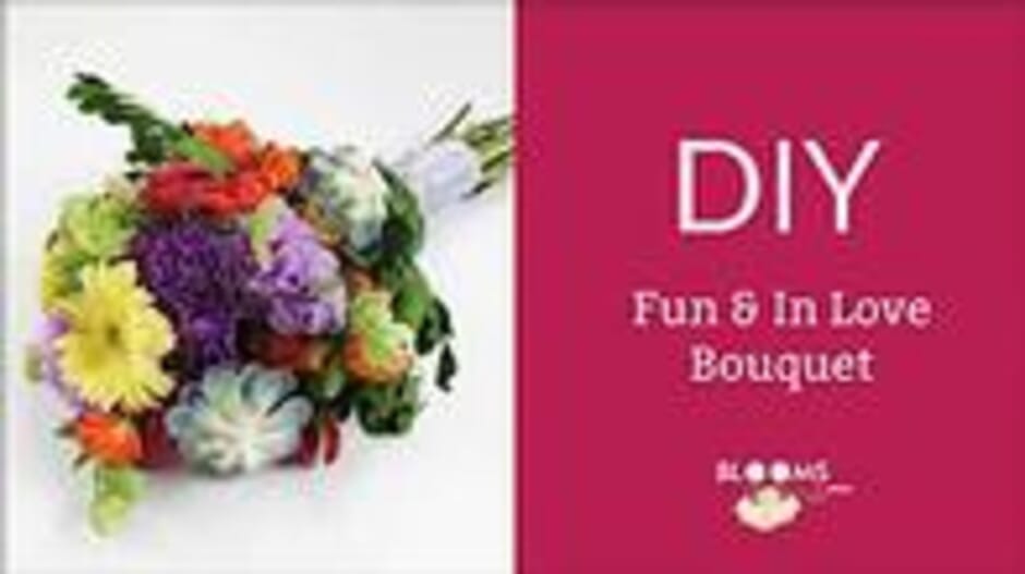 How to Make a Fun & in Love Bouquet