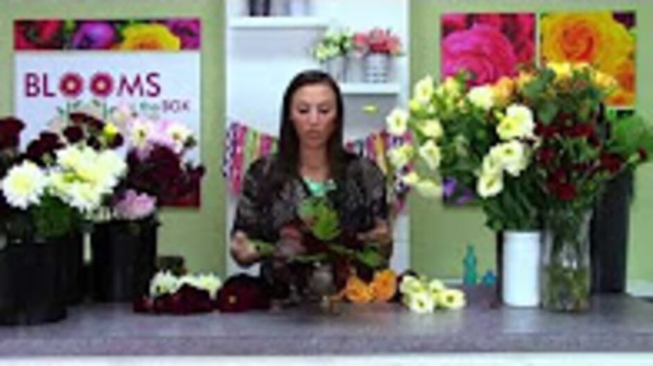 Making Lush Dahlia Arrangements in a Pedestal Vase