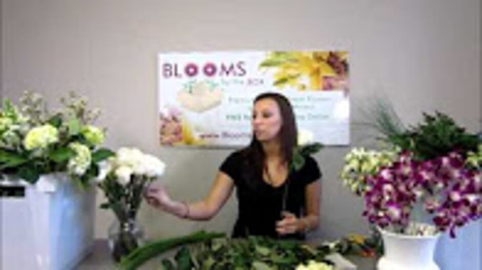 Preparing Wholesale Roses For Arrangements 