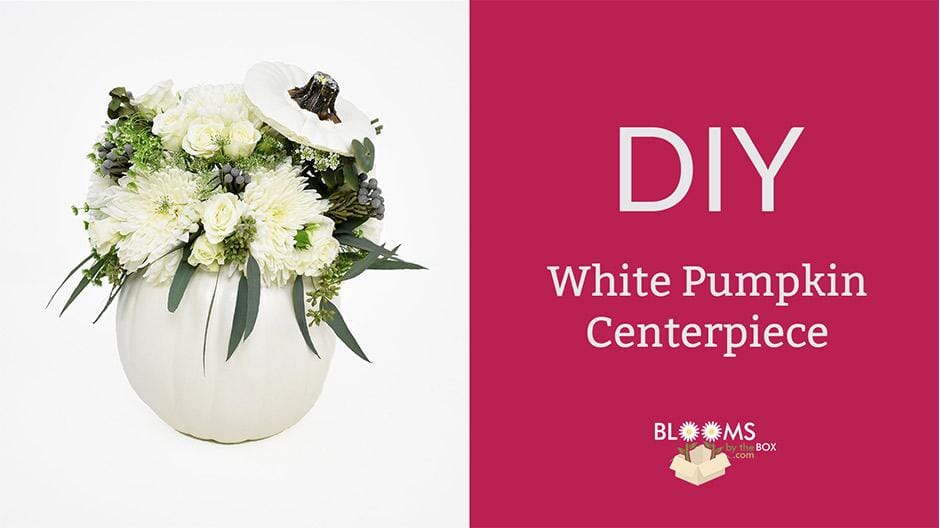 How to Make a White Pumpkin Centerpiece