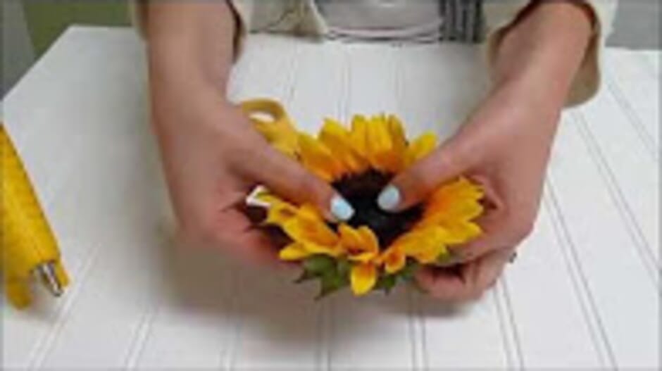 Sunflower Series: How to Make a Sunflower Corsage