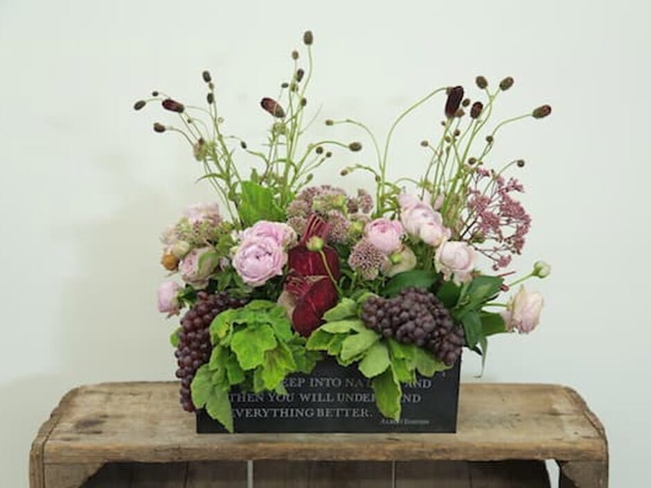 Rhythm and composition in floral design