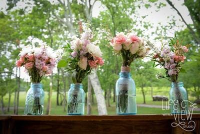 DIY Rustic Bridal and Bridesmaid Bouquets