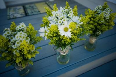 Bride and bridesmaids' bouquets