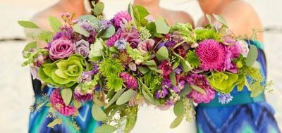 Bride and Bridesmaids Bouquets