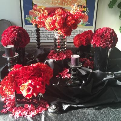 Halloween Party Flowers