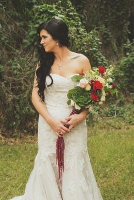 DIY Rustic Glam Wedding Flowers
