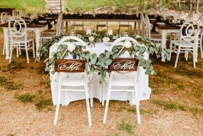 Lush Greenery Sweetheart Table 