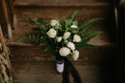 Green and White Forest Bouquet