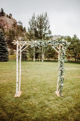 Rustic Outdoor Arbor