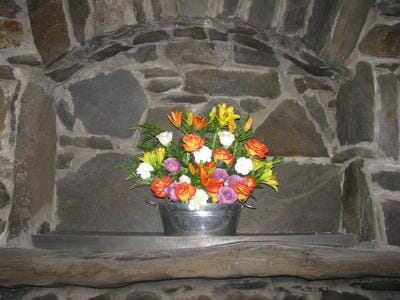fireplace centerpiece