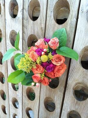 Bright and Fun Bridesmaid's Bouquet