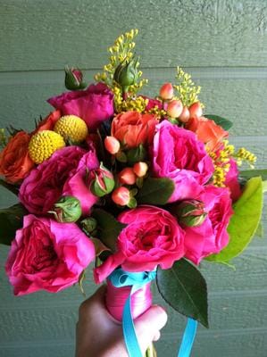 Bride's Summer Wedding Bouquet