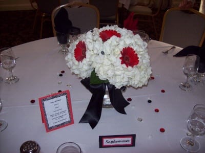 Hydrangea and Gerberas