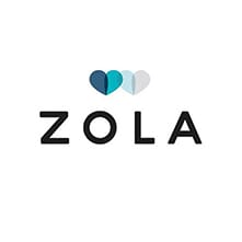 Zola features a Blooms bride who used our online bulk flowers for her wedding