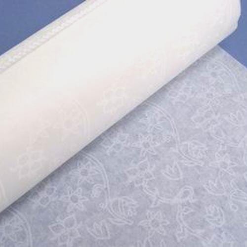Aisle Runner 125'  Lace Sure Stay White