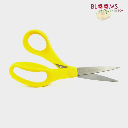 Blue and Yellow Floral 3 3/4 Embroidery Scissors