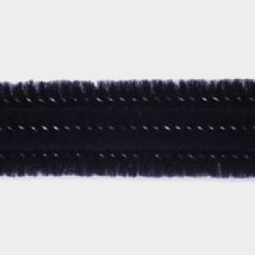 Chenille Stems (Black color, 100 per pack))