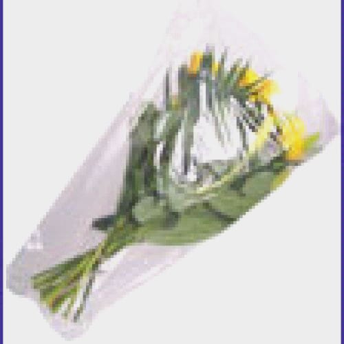Cellophane Bouquet Sleeves (Clear)  4x18x14 (50 Pack)