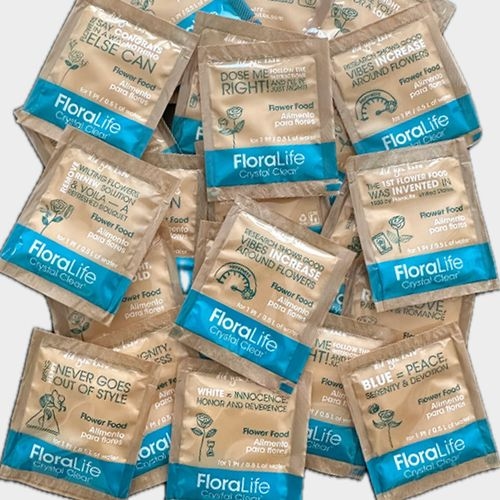 FloraLife Flower Food Packets (50 packs) Wholesale Blooms By The Box