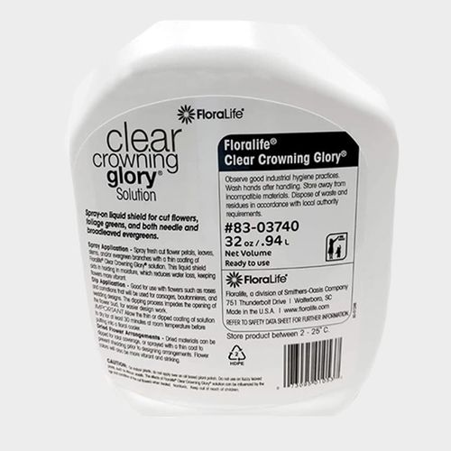 Crowning Glory Clear Solution 32 oz Spray Bottle Wholesale Blooms