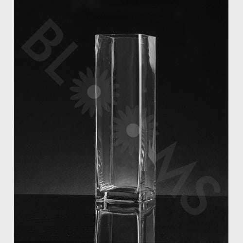 Large Square Glass Vase (14
