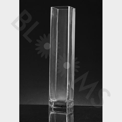 Xlarge Square Glass Vase 20 H X 4 X 4 Wholesale Blooms By