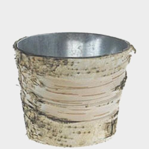 Birch Vase w/Zinc Liner 5.5