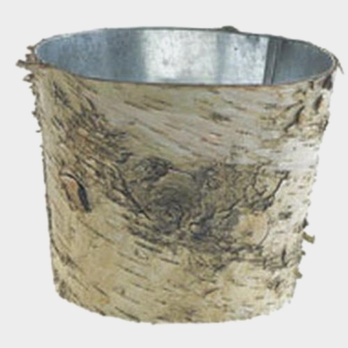 Birch Vase W/ Zinc Liner 7