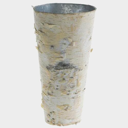 4.75" x 9" 61505.00 Birch Vase with Zinc Interior 