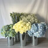 Bundle of Blue Baby Shower DIY Flower Pack
