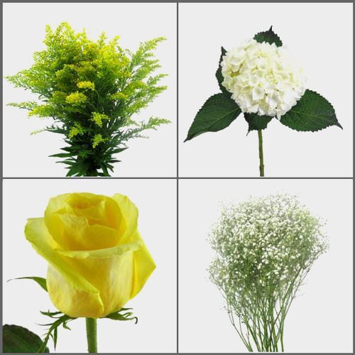 Wholesale flowers prices - buy It's a Surprise! Baby Shower DIY Flower Pack in bulk