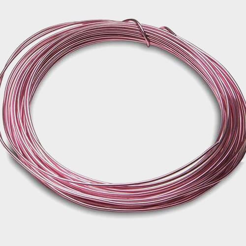 Pink Aluminum Wire- 12 Gauge 39ft Roll