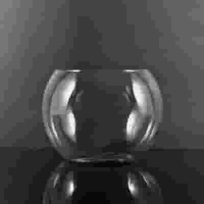 12 Inch Glass Bubble Bowl