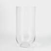 16 Inch H X 8 Inch Clear Glass Round Bottom