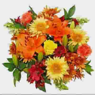 Mixed Bouquet 18 Stem - Candy Corn