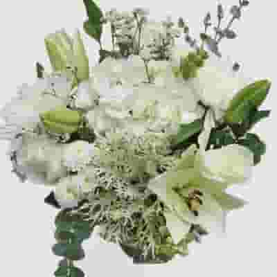 Wedding Bouquet 21 Stem - White Perfection