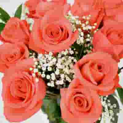 Rose Bouquet 12 Stem - Assorted Colors 50cm