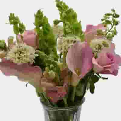 Premium Gift Bouquet Pink & White Spring Fields