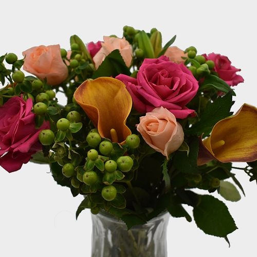 Premium Gift Bouquet Hot Pink & Orange Sweetie Pie