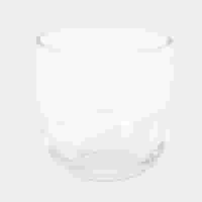 6 Inch H X 6 Inch  Clear Rounded Bottom Glass