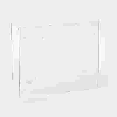 8 Inch H X 2.5 Inch X 10 Inch Clear Glass Tube